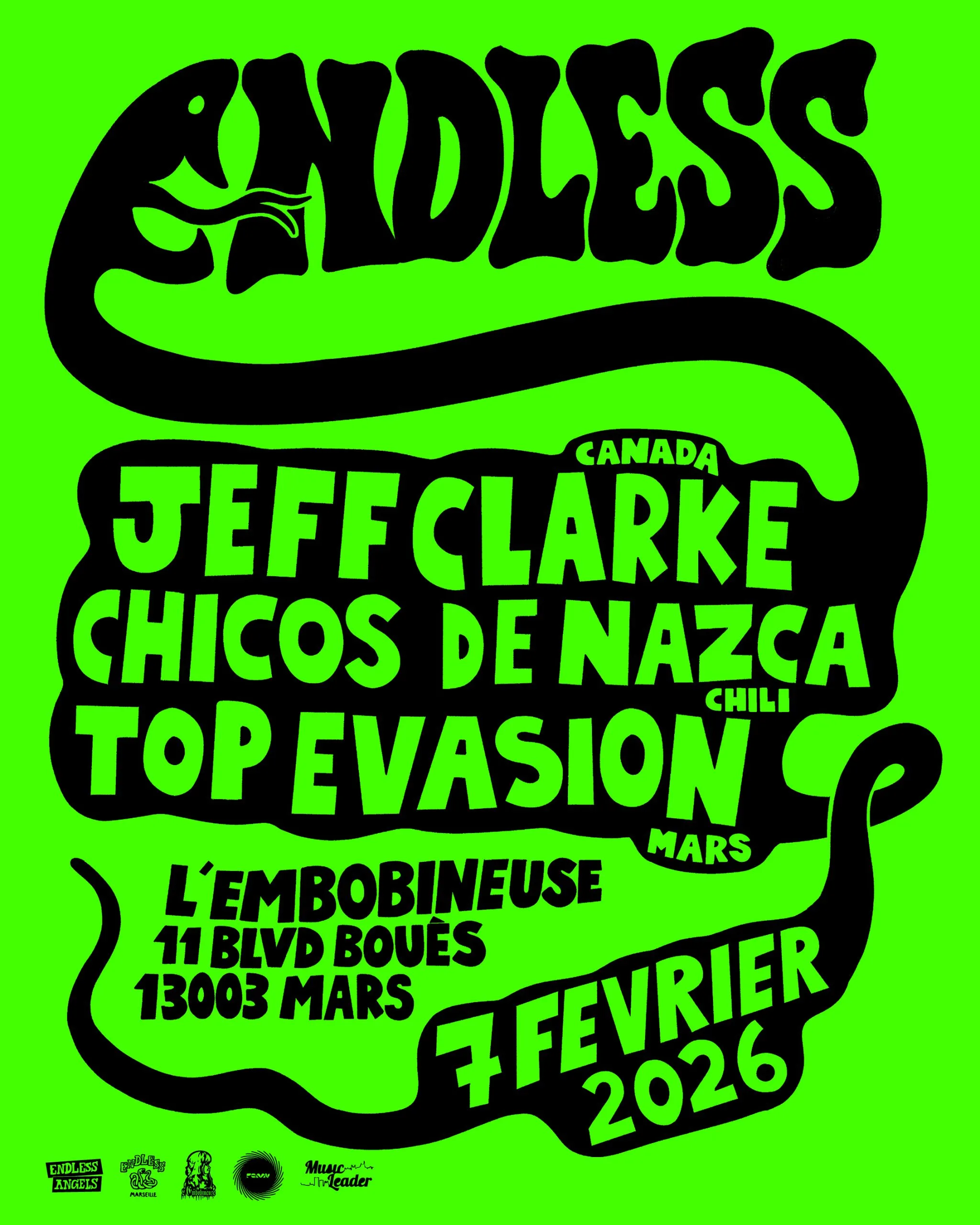 Affiche de la soirée Endless Marseille à La Citadelle